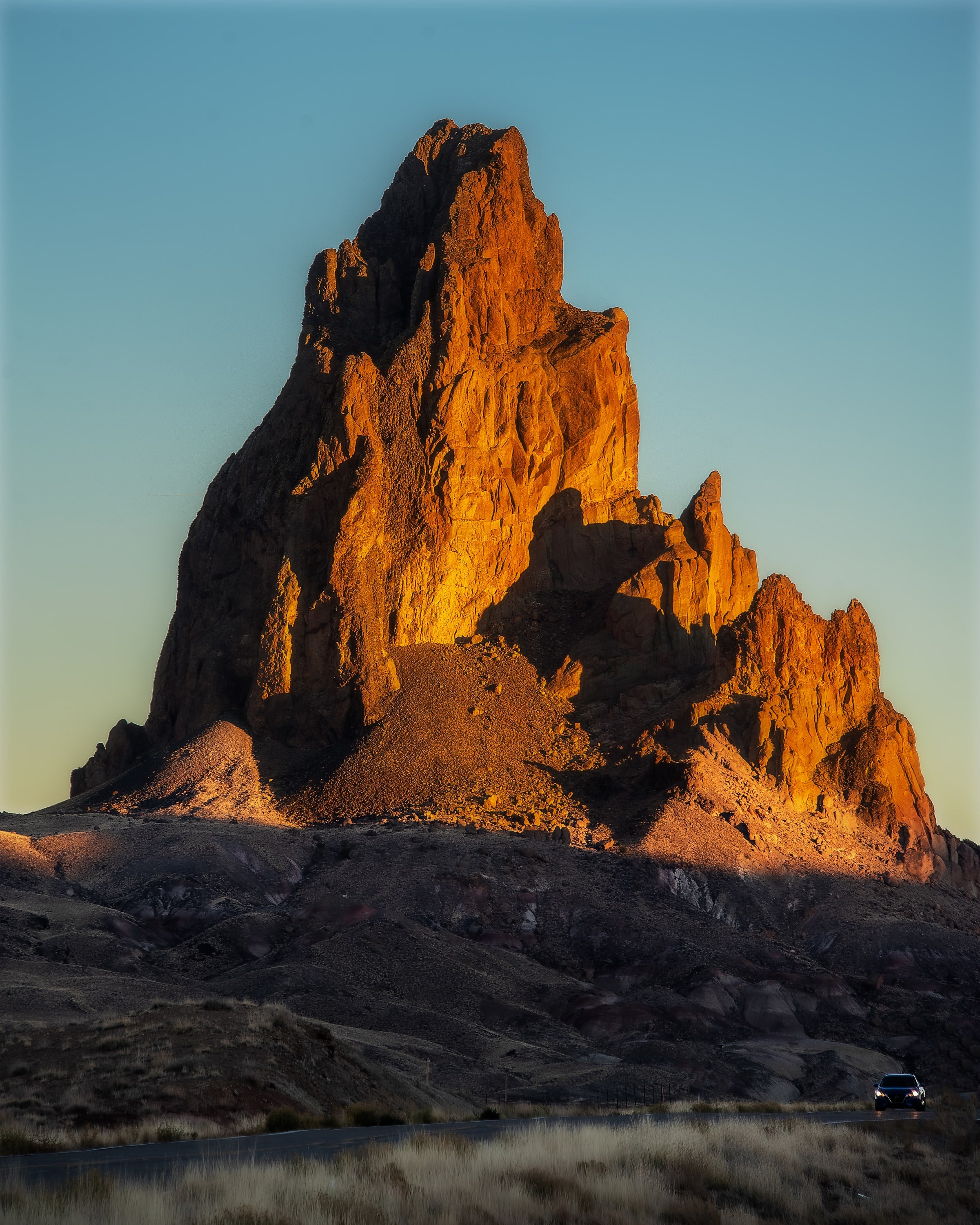 Agathla Peak, Monument Valley, Arizona. Fine art landscape photograph by Josh Cihak.