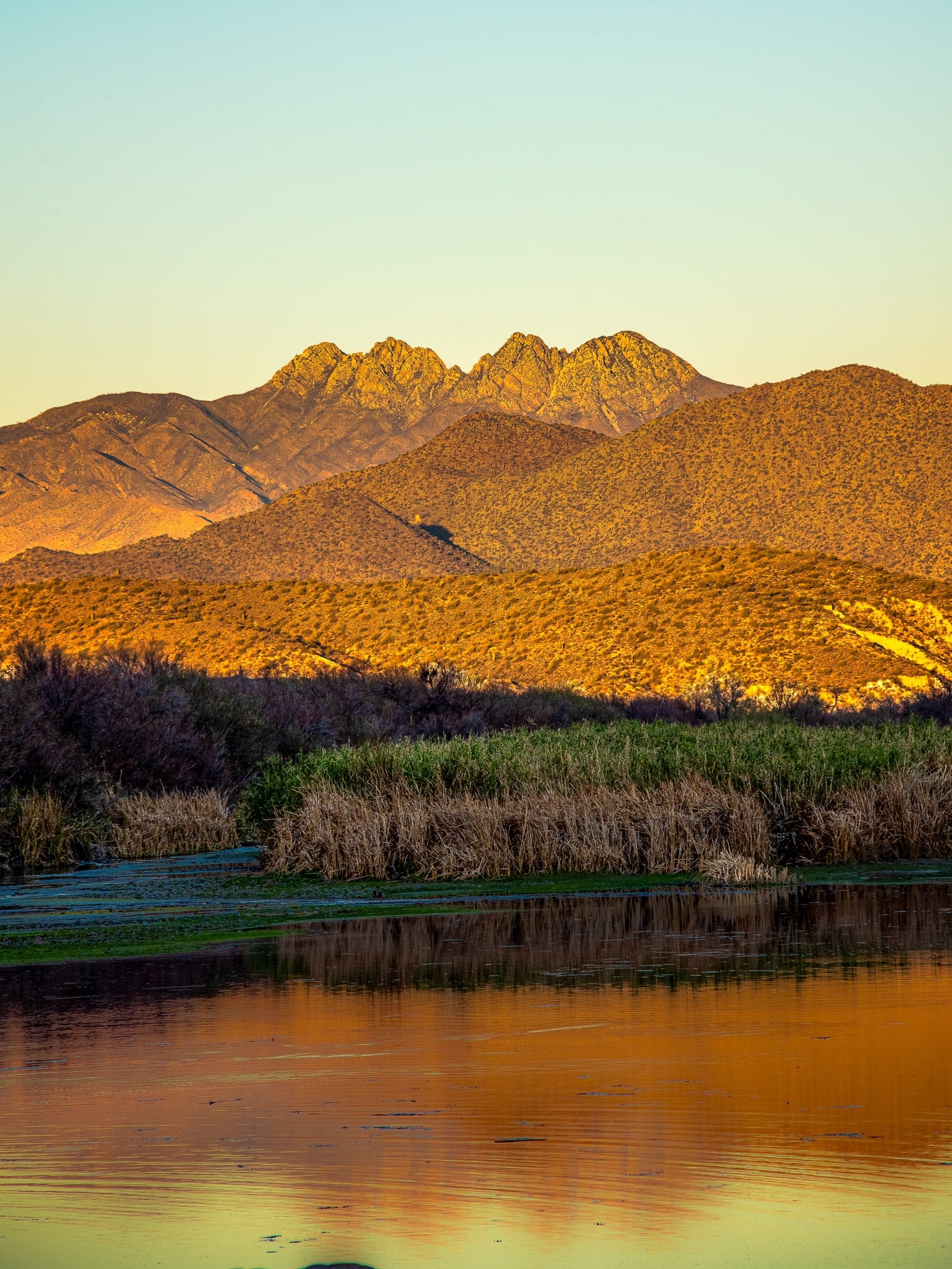 Four Peaks, Four Peaks, Arizona. Fine art landscape photograph by Josh Cihak.