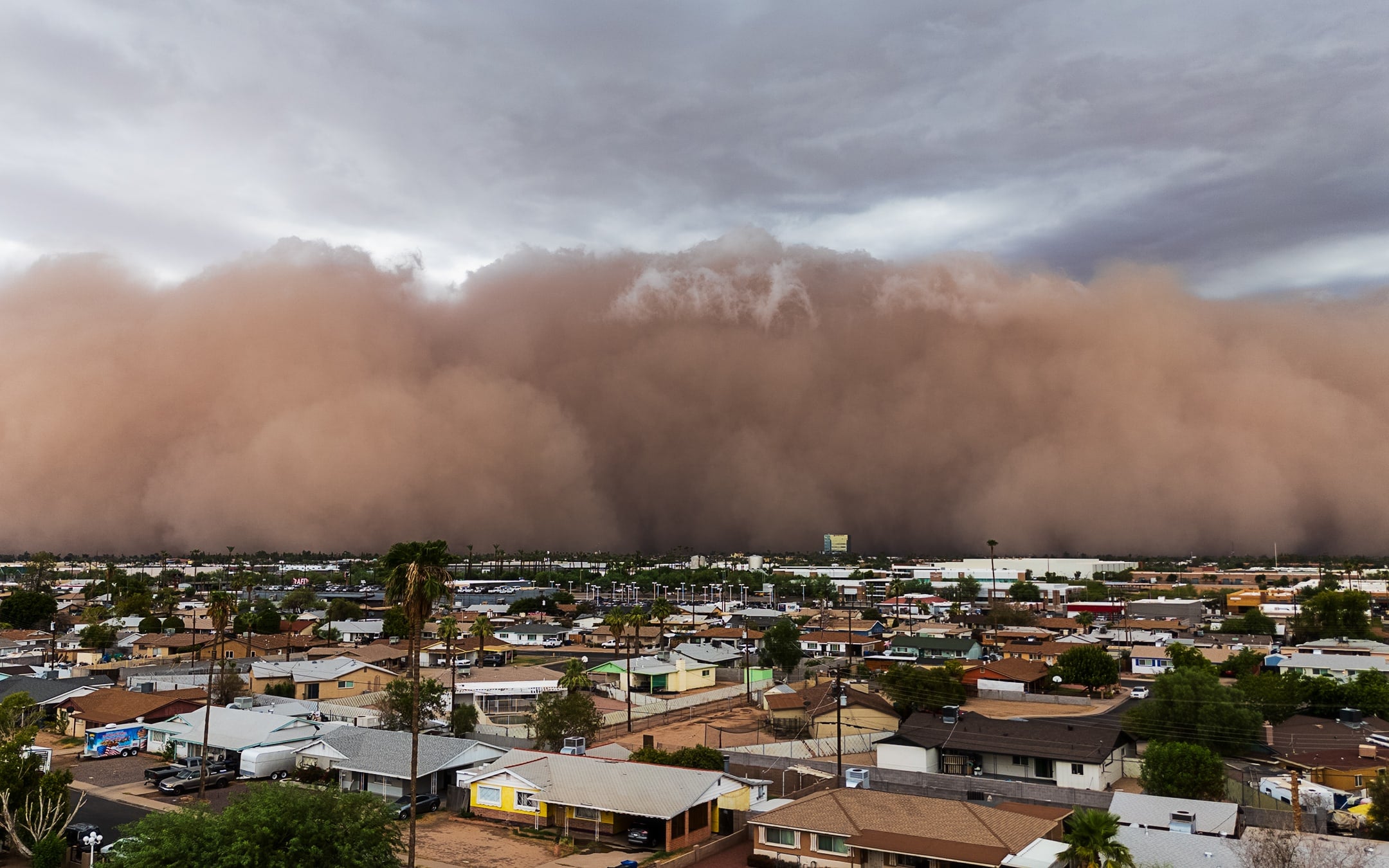 Haboob, Phoenix, Arizona. Fine art landscape photograph by Josh Cihak.