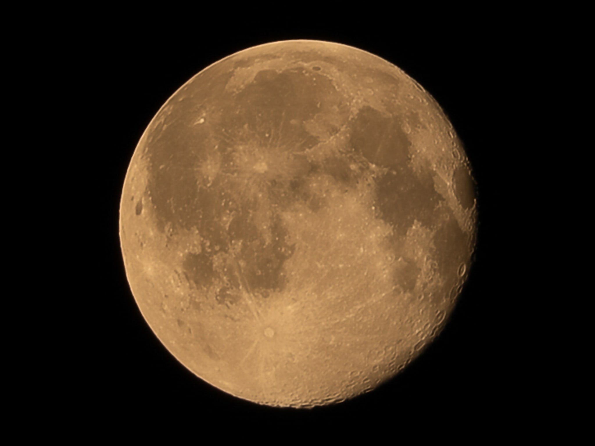 Harvest Moon, Arizona, Arizona. Fine art landscape photograph by Josh Cihak.