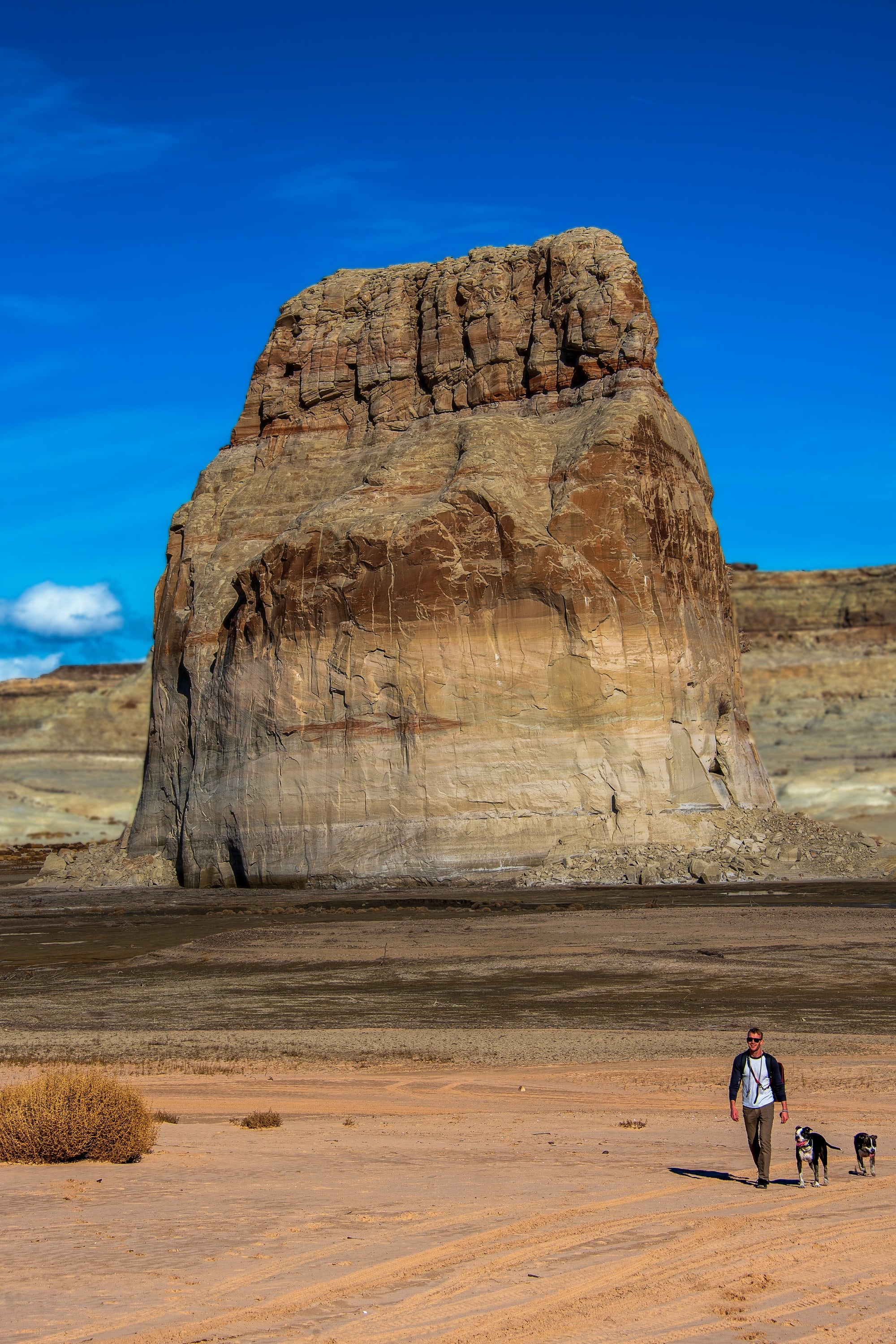 Lone Rock, Lake Powell, Arizona. Fine art landscape photograph by Josh Cihak.