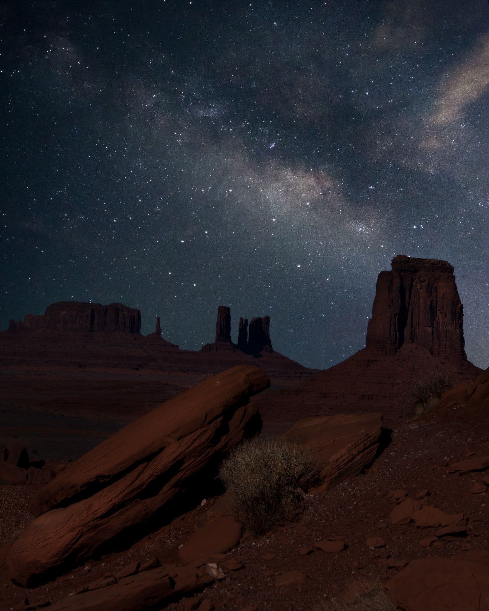 Star Country, Monument Valley, Arizona & Utah. Fine art landscape photograph by Josh Cihak.