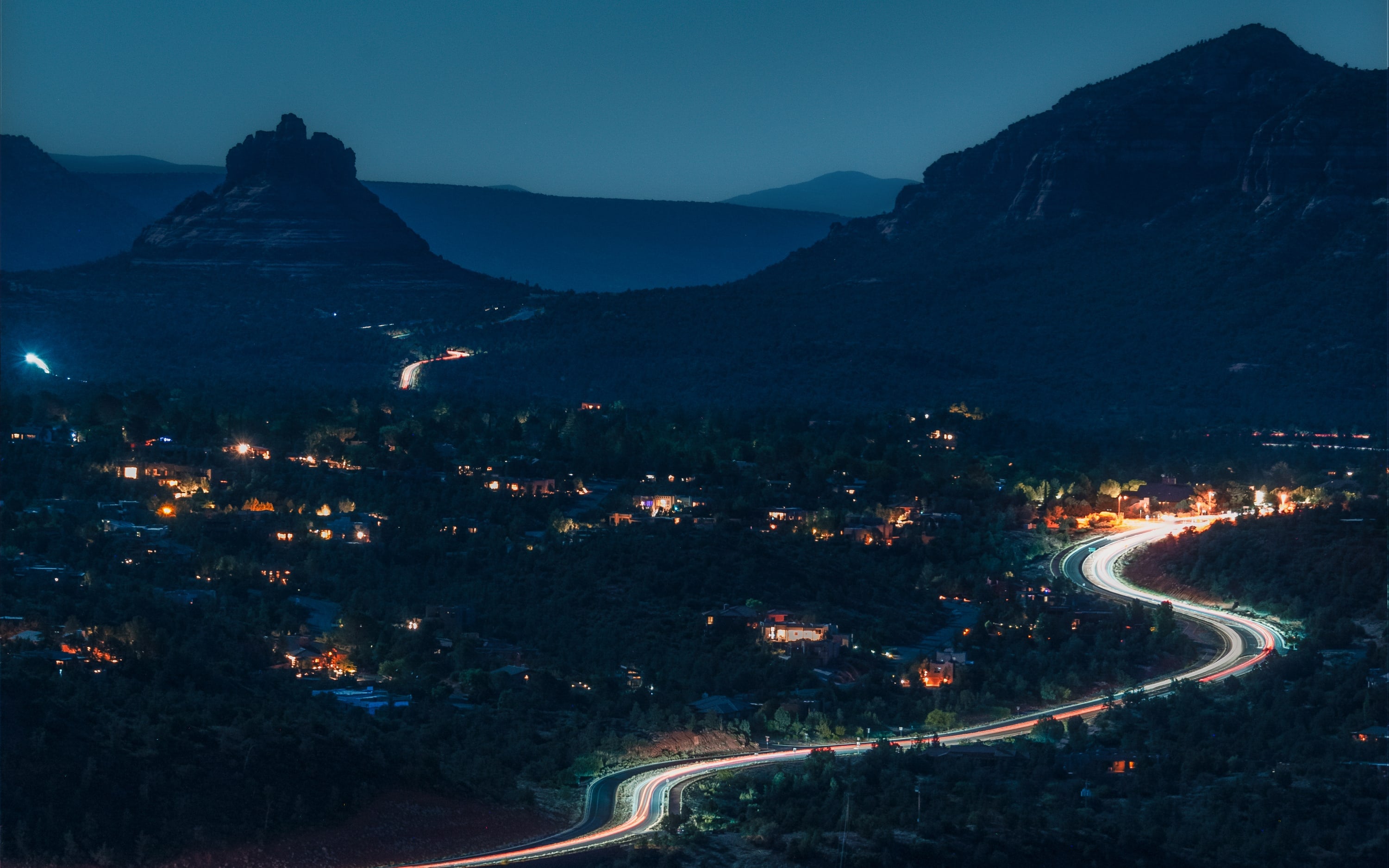 Sedona Switchbacks, Sedona, Arizona. Fine art landscape photograph by Josh Cihak.