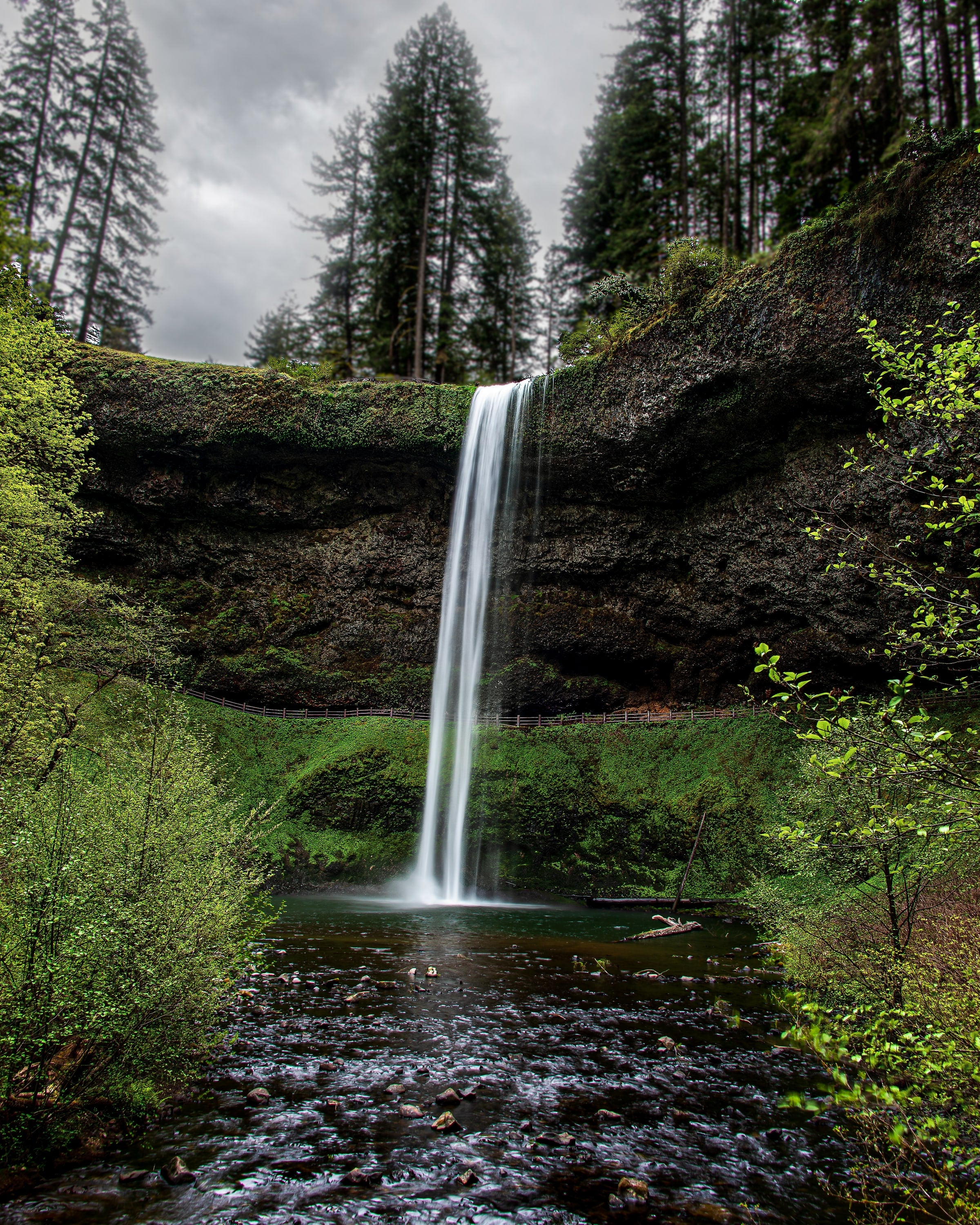 Silver Falls, Silver Falls State Park, Oregon. Fine art landscape photograph by Josh Cihak.