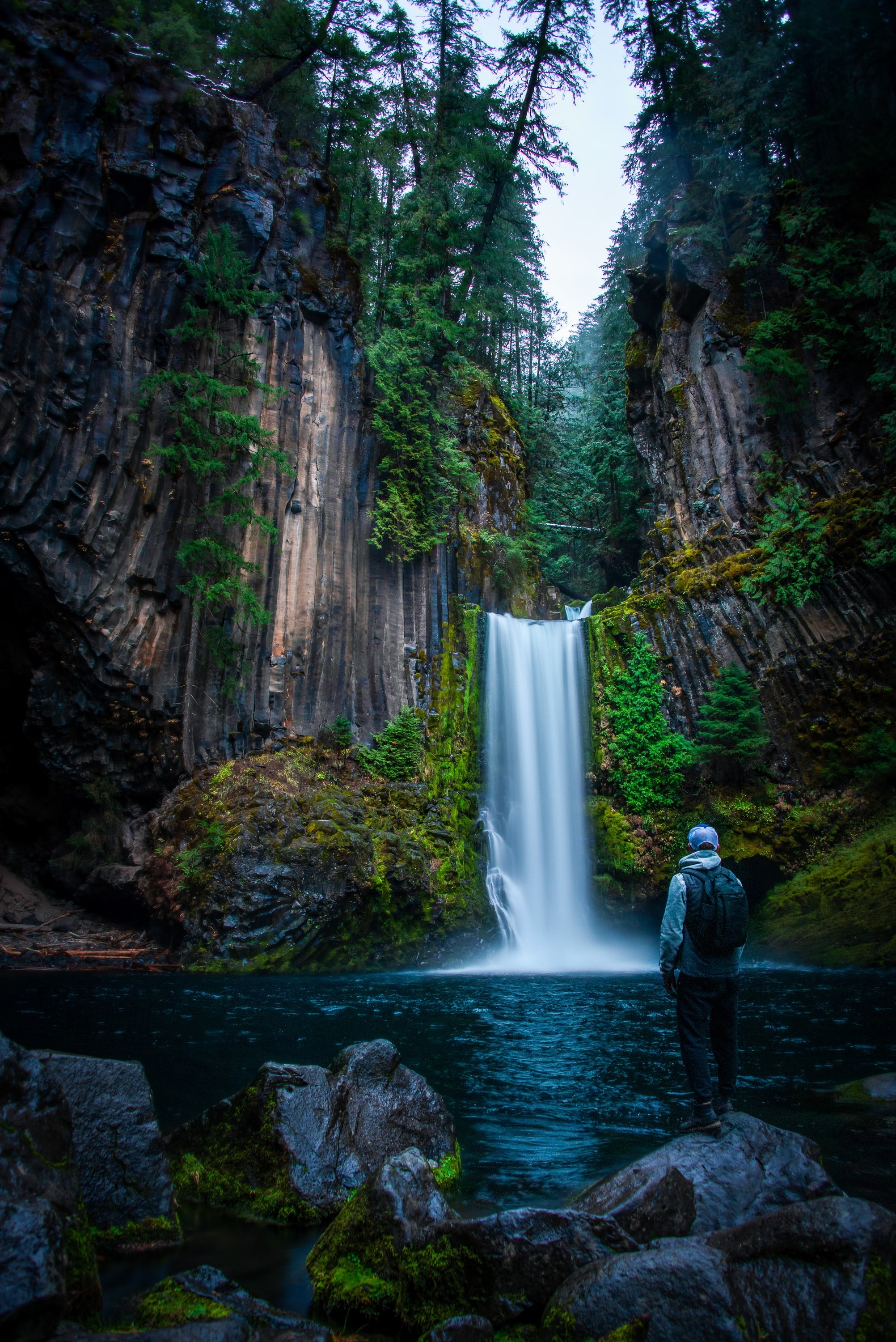 Toketee Falls, Umpqua National Forest, Oregon. Fine art landscape photograph by Josh Cihak.