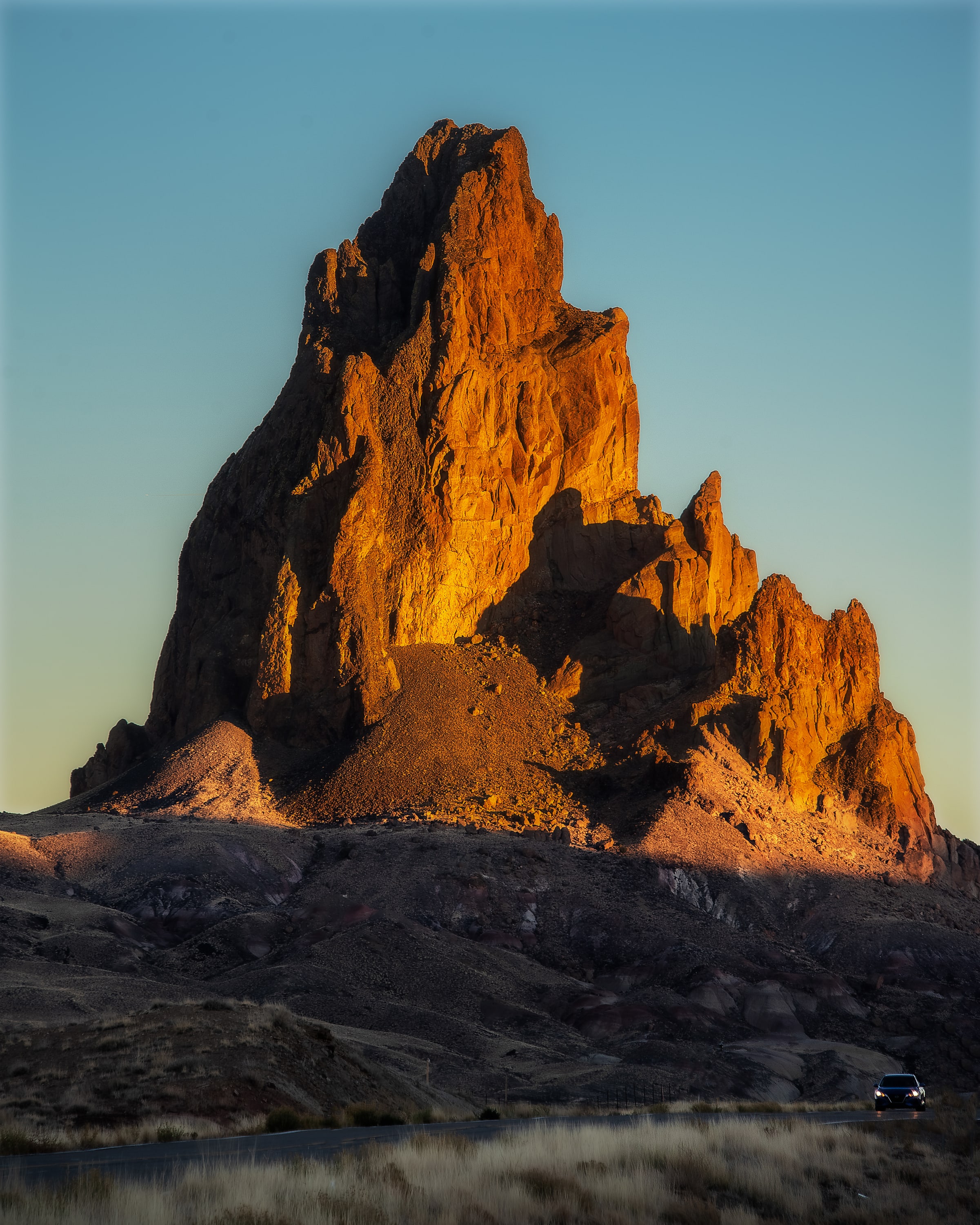 Agathla Peak, Monument Valley, Arizona. Fine art landscape photograph by Josh Cihak.