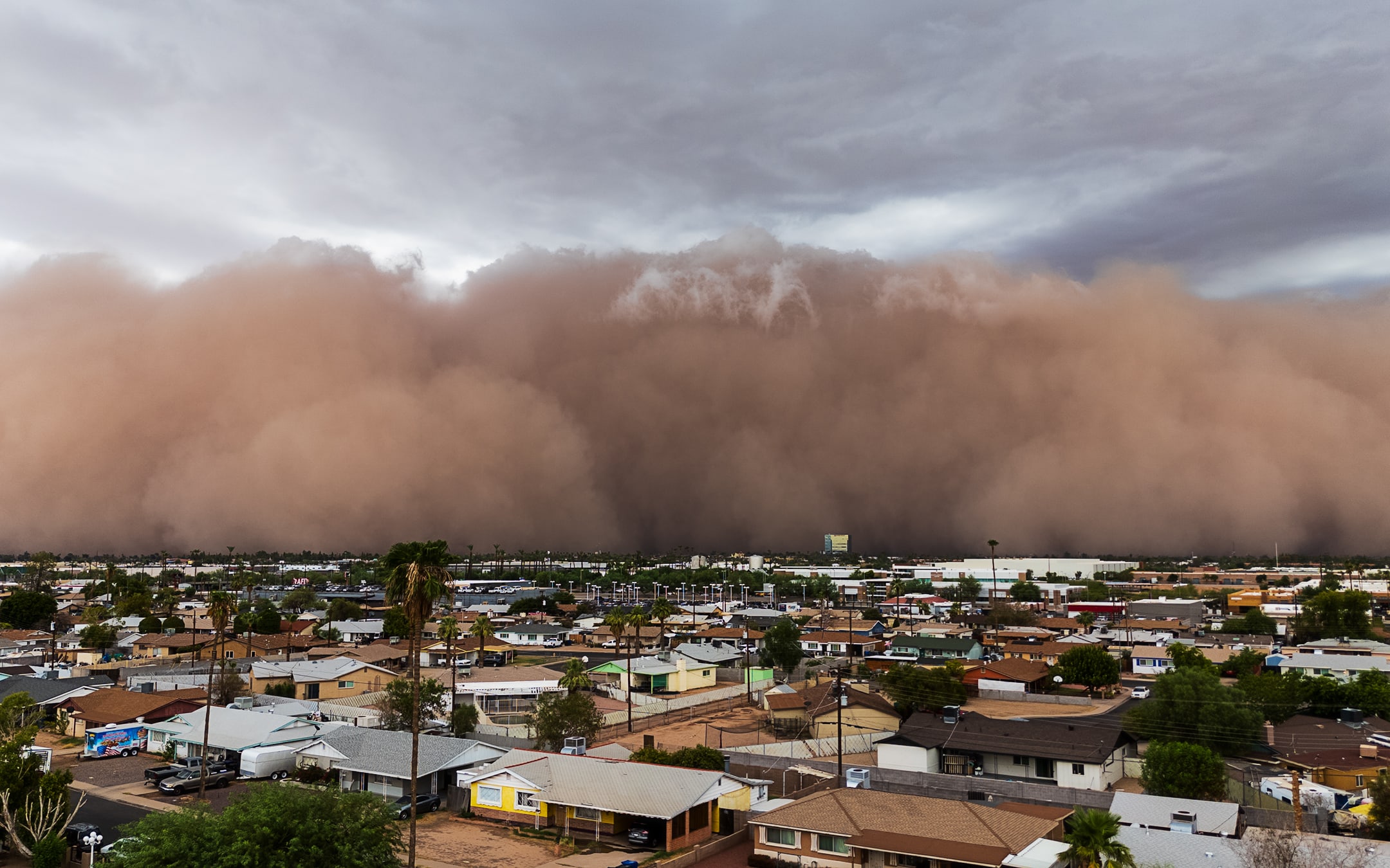 Haboob, Phoenix, Arizona. Fine art landscape photograph by Josh Cihak.