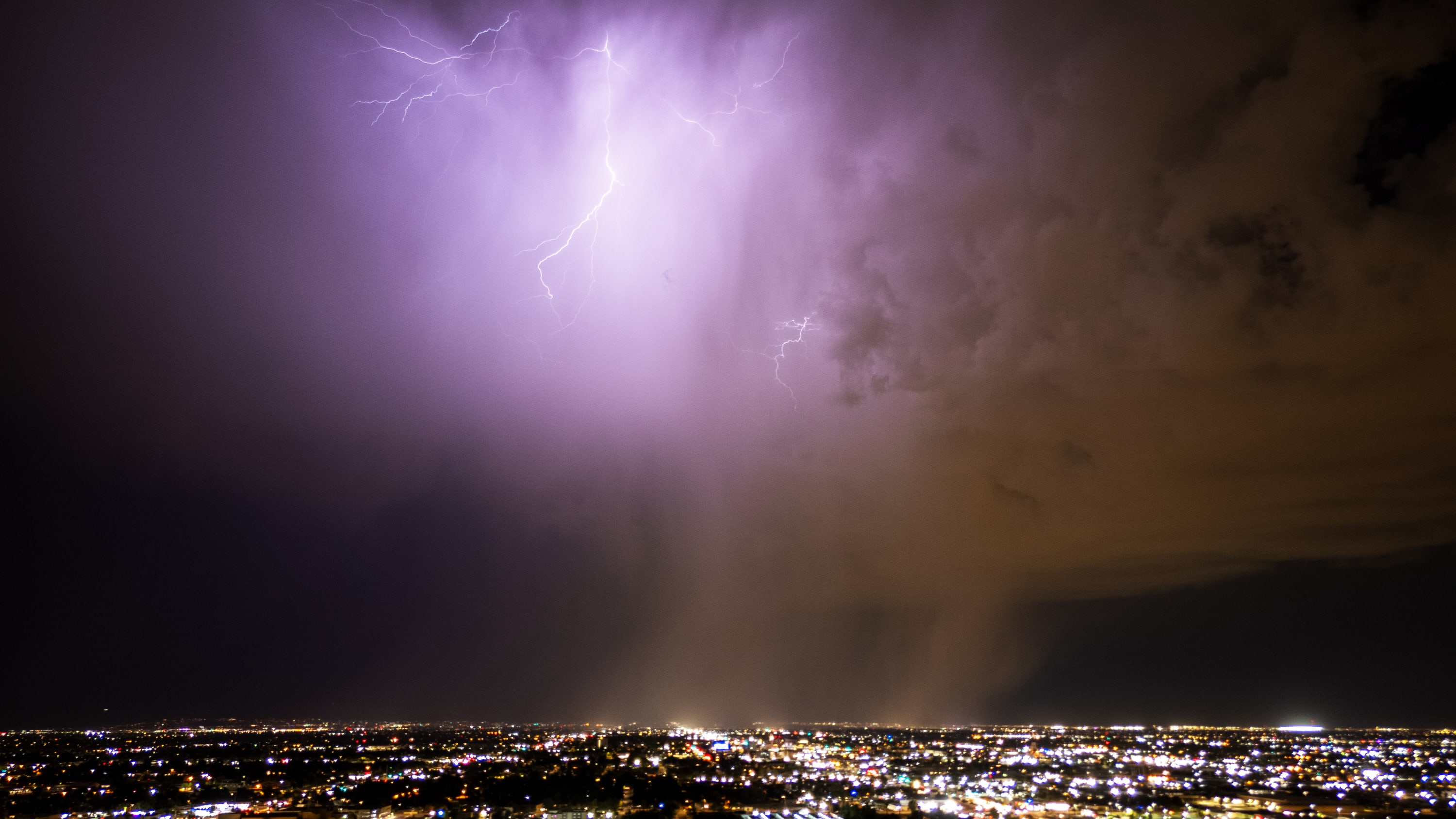 Monsoon Cell, Phoenix, Arizona. Fine art landscape photograph by Josh Cihak.