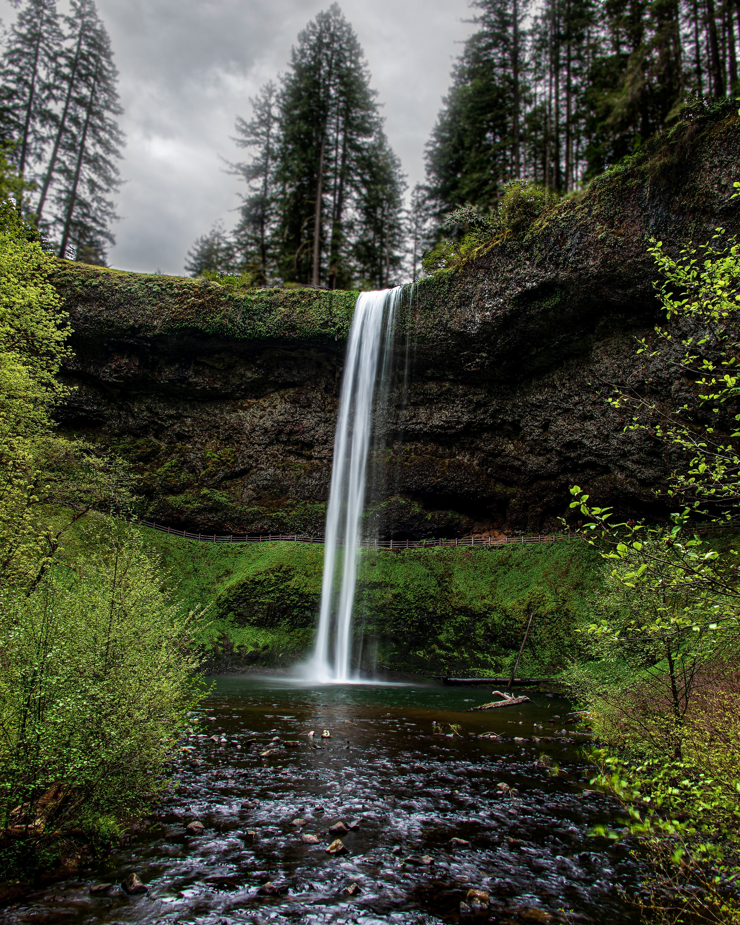 Silver Falls, Silver Falls State Park, Oregon. Fine art landscape photograph by Josh Cihak.