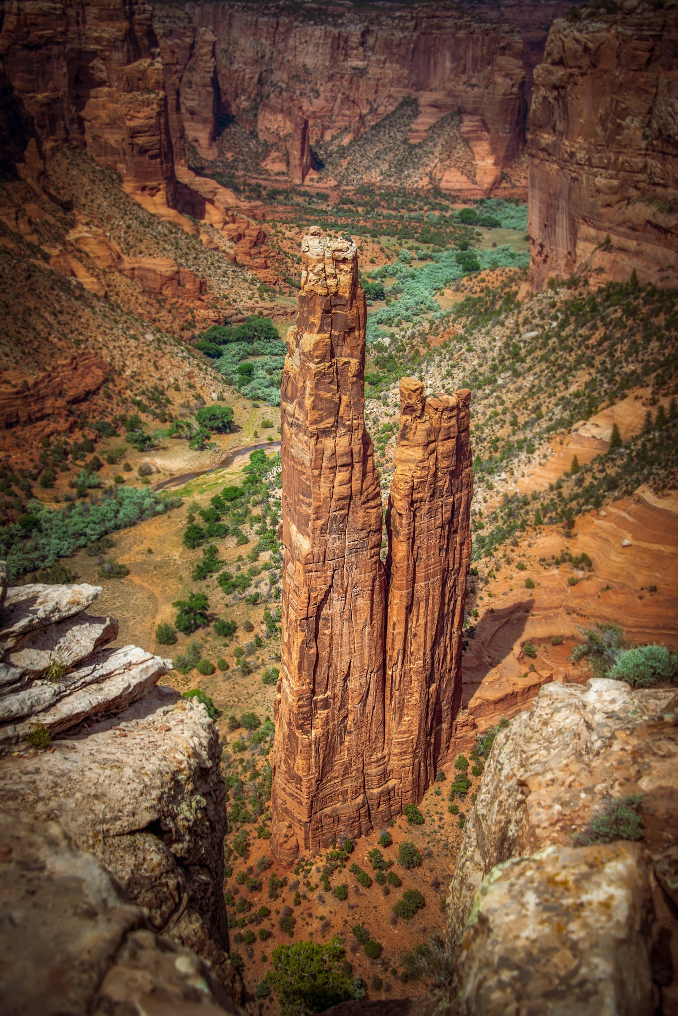 Spider Rock, Canyon de Chelly, Arizona. Fine art landscape photograph by Josh Cihak.